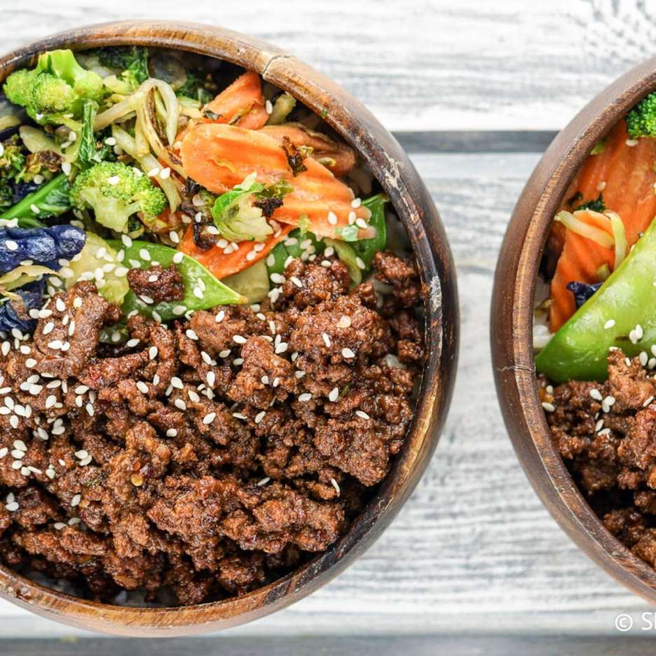 W30 Paleo 5 Spice Ground Beef Bowl