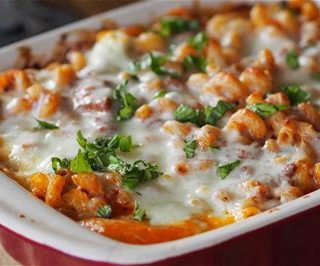 Meaty Marinara Bake